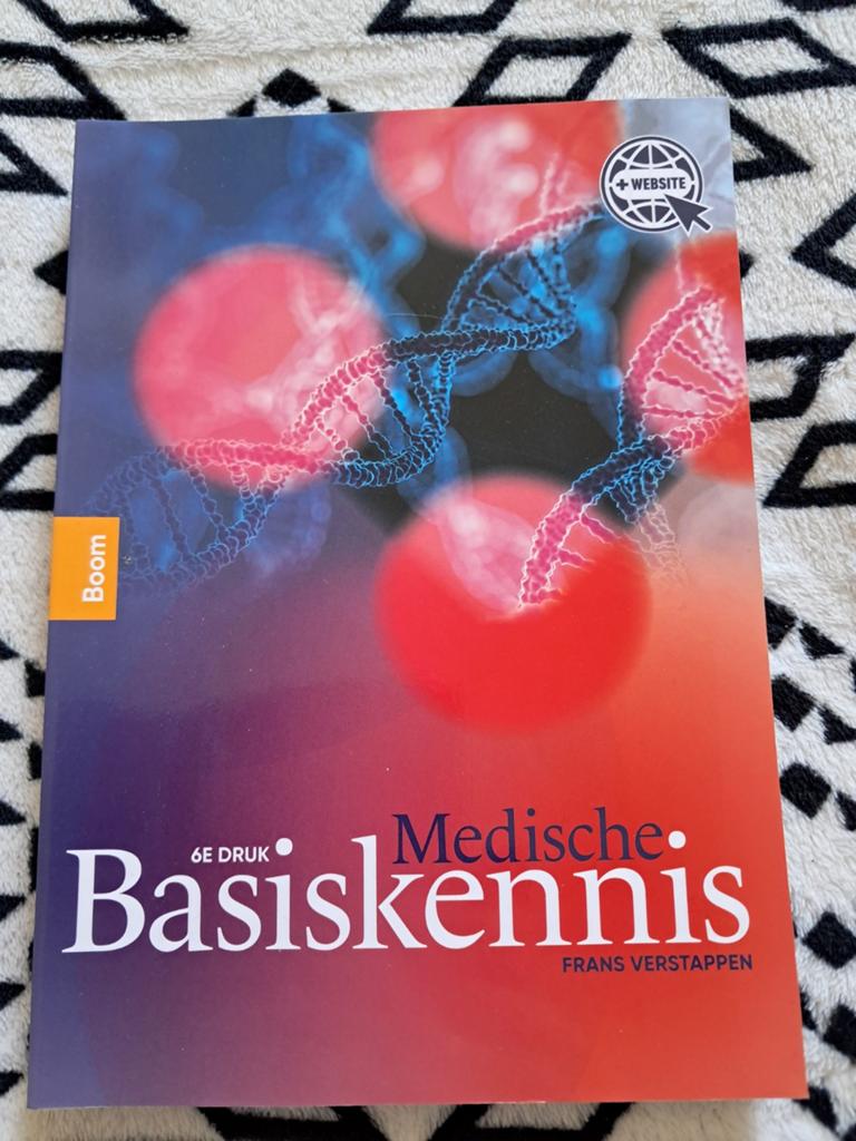 Medische Basiskennis 6e druk - Frans Verstappen, Boeken, Studieboeken en Cursussen, Zo goed als nieuw, HBO, Ophalen of Verzenden