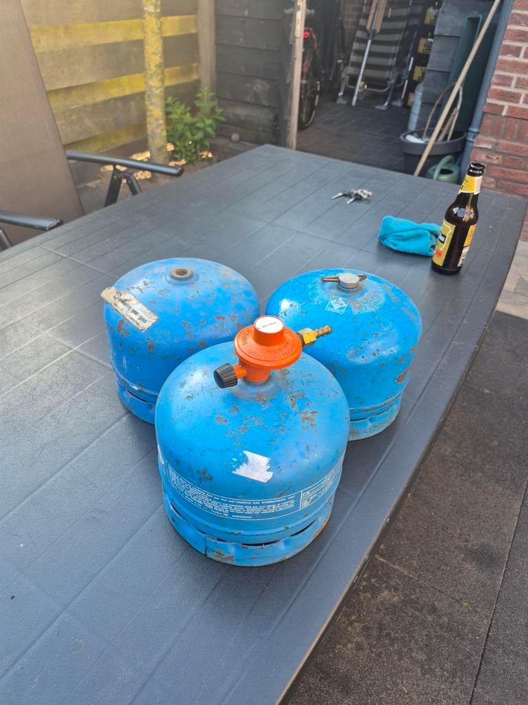 3x Campingaz gasflessent 904, Caravans en Kamperen, Kampeeraccessoires, Ophalen of Verzenden, Gebruikt