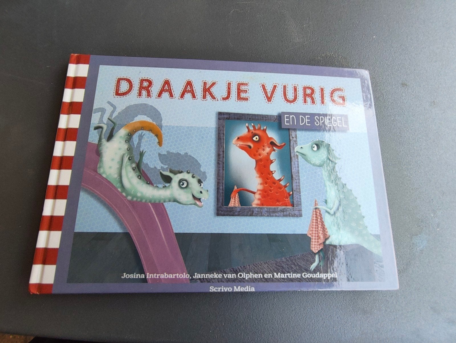 Draakje Vurig en de Spiegel - Prentenboek, Ophalen, Gelezen, Josina Intrabartolo, Janneke van Olphen en Martine Goudappel, 2 tot 3 jaar