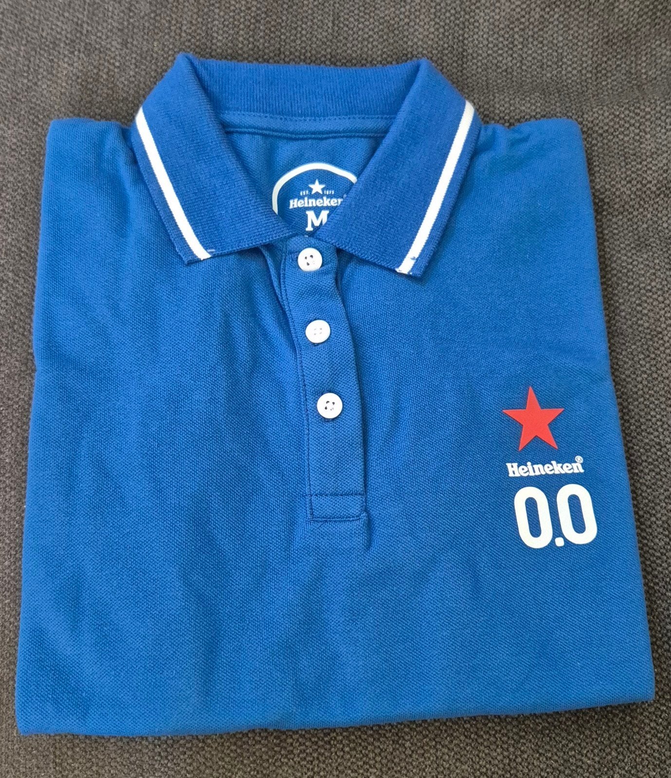 Heineken 0.0 Polo Dames - Maat M - Nieuw, Kleding | Dames, Maat 38/40 (M), Blauw, Nieuw, Korte mouw