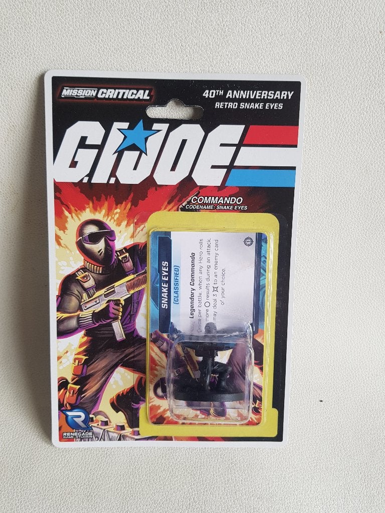 GI JOE Mission Critical Snake Eyes Walmart Exclusive Retro, Verzamelen, Poppetjes en Figuurtjes, Ophalen of Verzenden, Nieuw