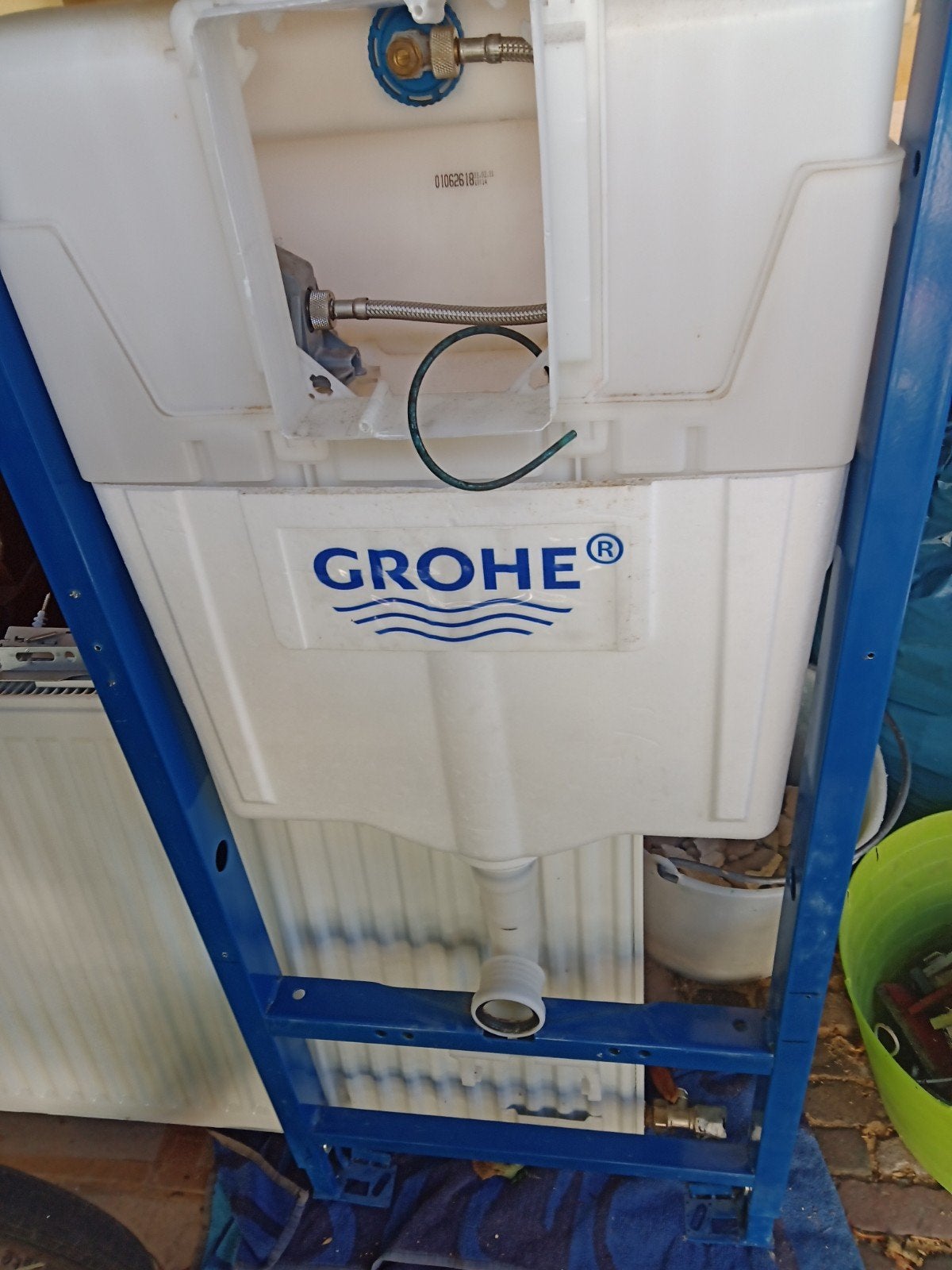 grohe inbouwreservoir met toebehoren, Doe-het-zelf en Verbouw, Ophalen, Gebruikt, Toilet