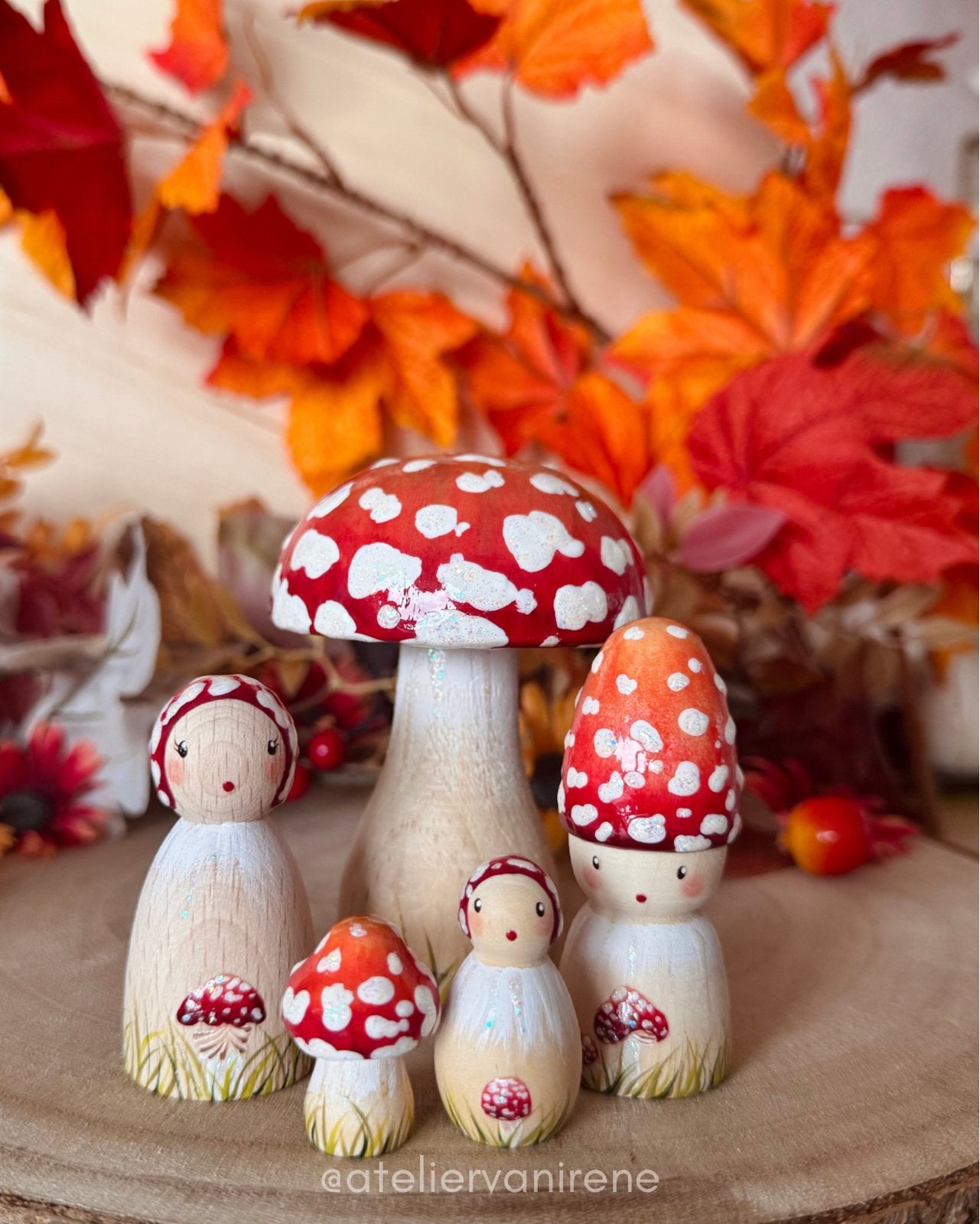 Paddenstoel peg dolls, Verzenden, Nieuw, Overige typen