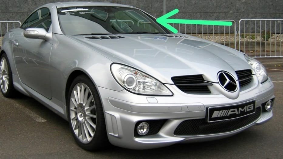 Mercedes-Benz SLK R171 voorruit voor glas voorraam, Ophalen of Verzenden, Gebruikt, Mercedes-Benz