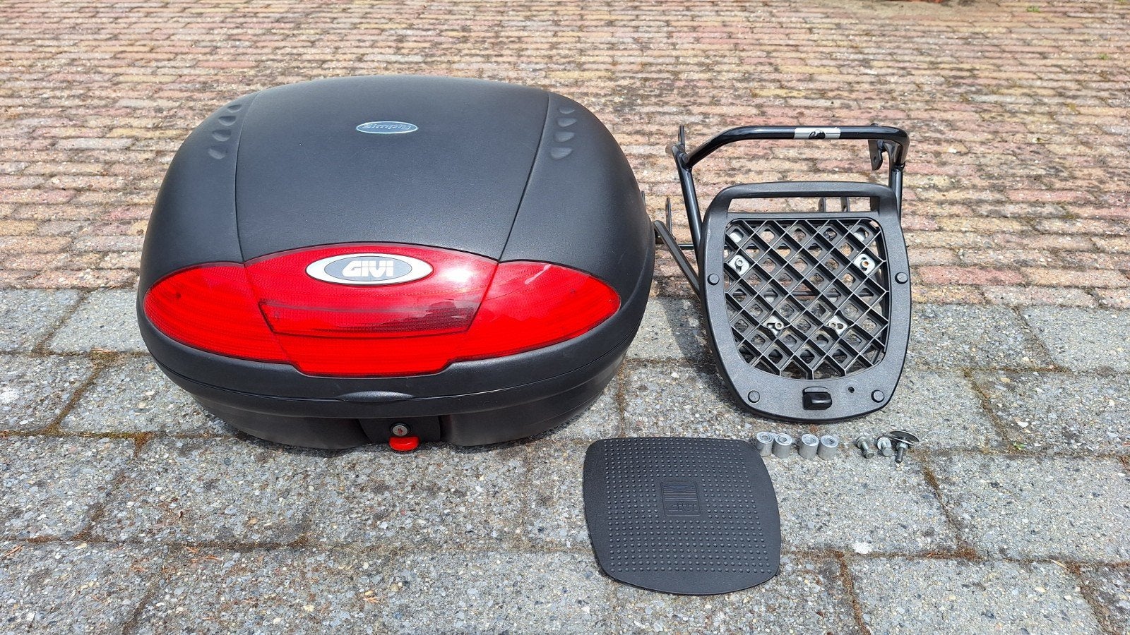 Givi koffer + rekje voor Honda Blackbird, Ophalen