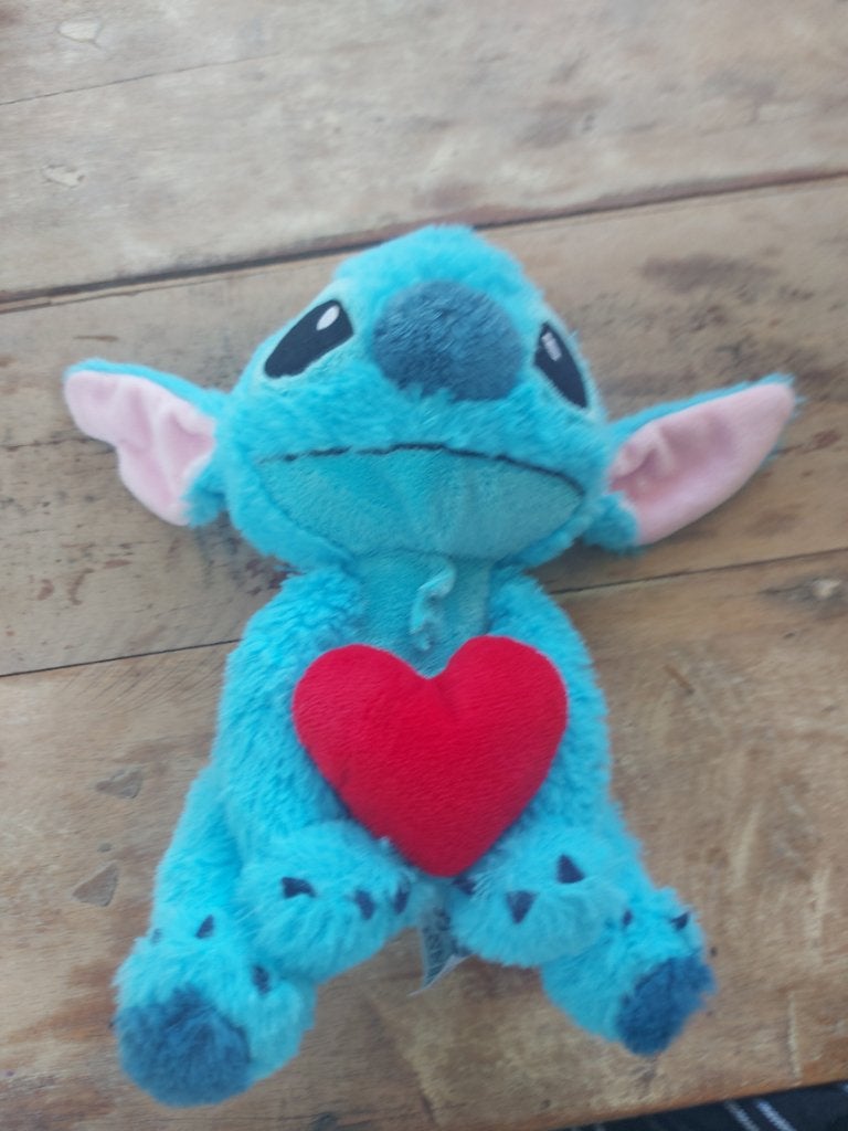 Stitch knuffel, Overige merken, Disney, Blauw, Zo goed als nieuw