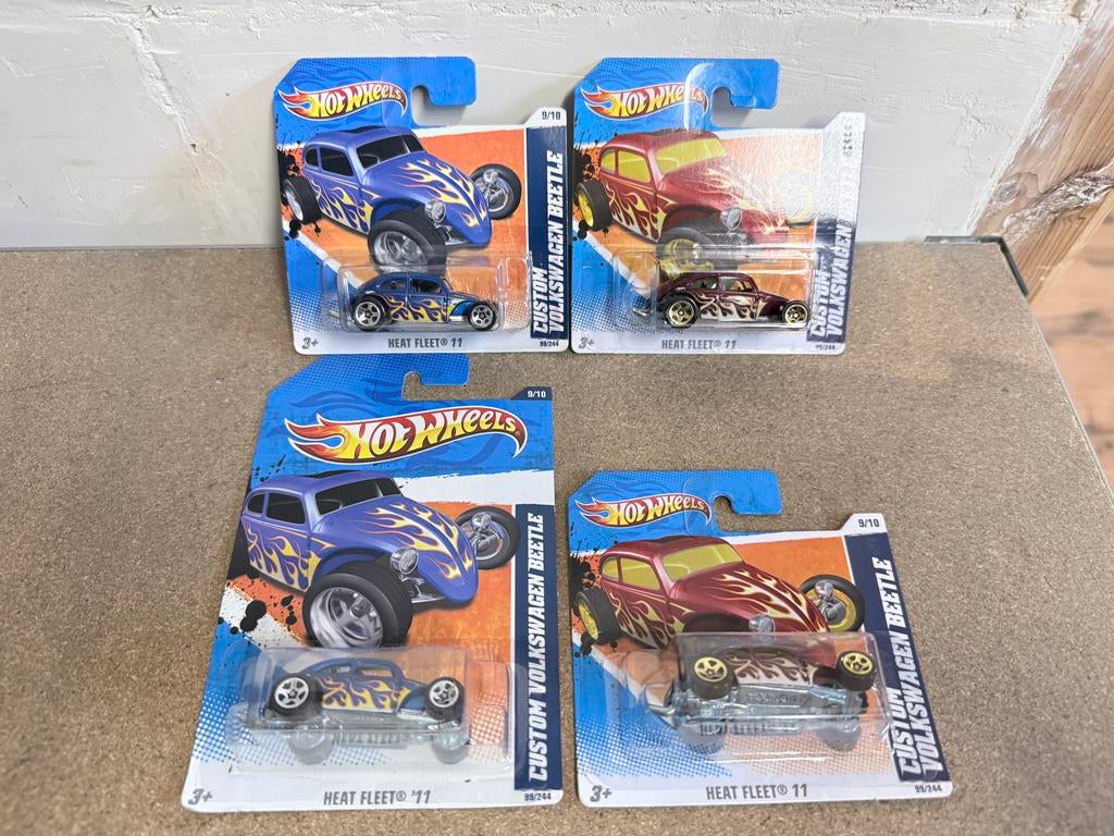 Hot Wheels Custom Volkswagen Kever, Hobby en Vrije tijd, Modelauto's | Overige schalen, Ophalen of Verzenden, Nieuw, Auto