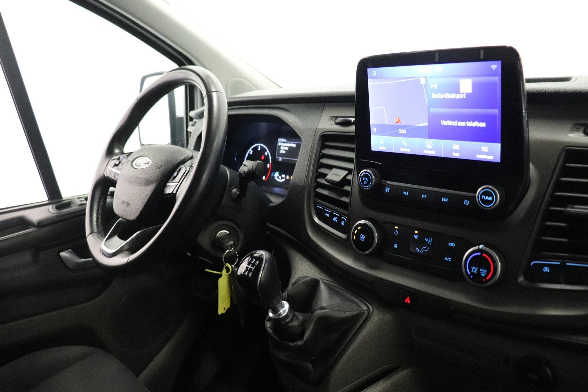 Ford Transit Custom 2.0 TDCI EURO 6 - Airco - Navi - Cruise, Voorwielaandrijving, Stof, 4 cilinders, 2500 kg