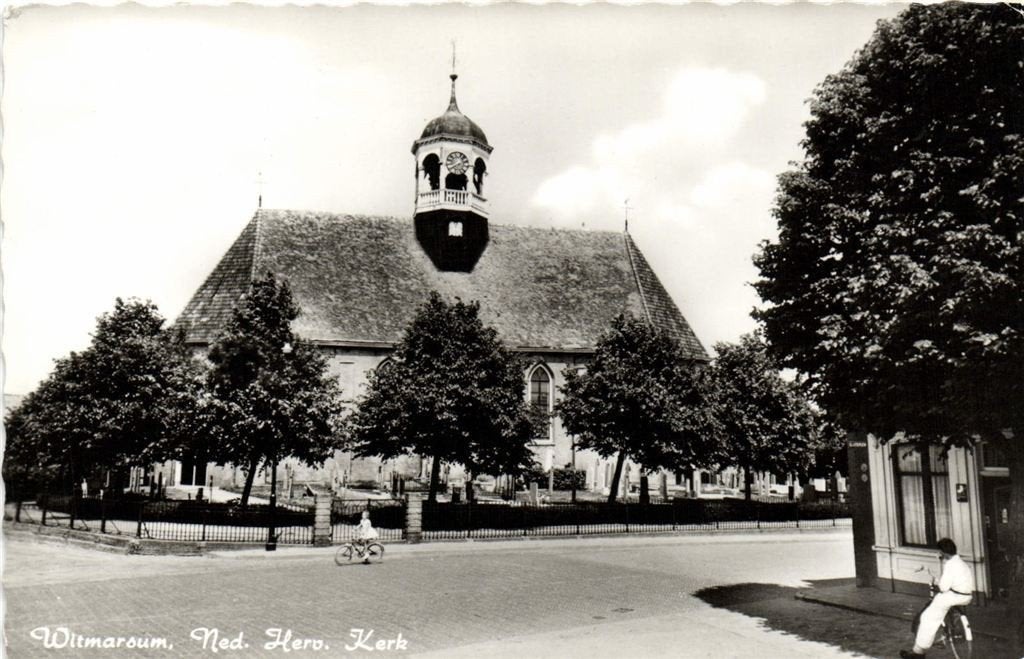 Witmarsum, Ned. Herv. Kerk - ongelopen, Ophalen of Verzenden, 1960 tot 1980, Ongelopen, Friesland
