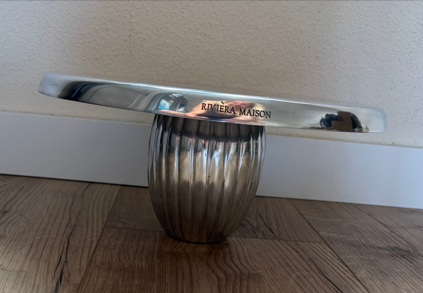 Riviera Maison taartplateau / etagere, Ophalen of Verzenden, Metaal, Zilver, Landelijk