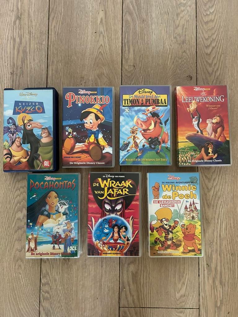 Walt disney videobanden, Cd's en Dvd's, VHS | Kinderen en Jeugd, Alle leeftijden, Ophalen of Verzenden, Zo goed als nieuw
