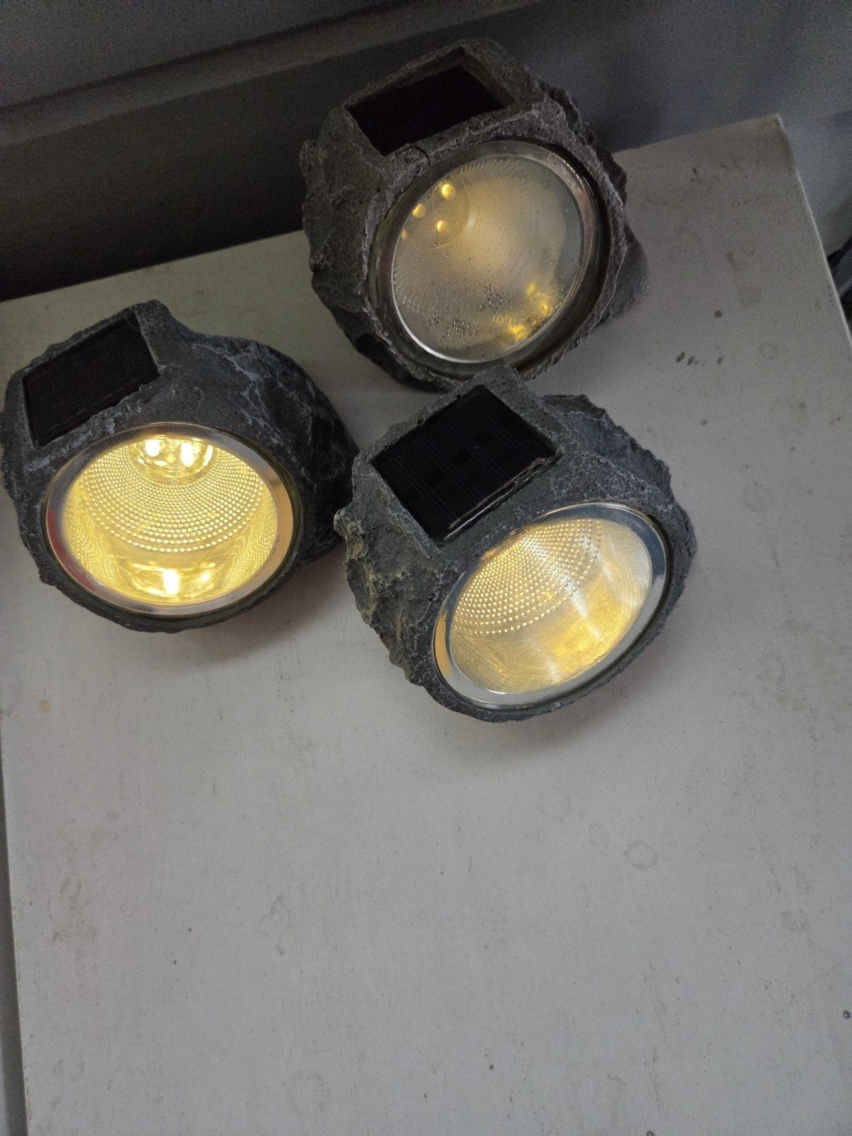 Solar lampjes, Ophalen