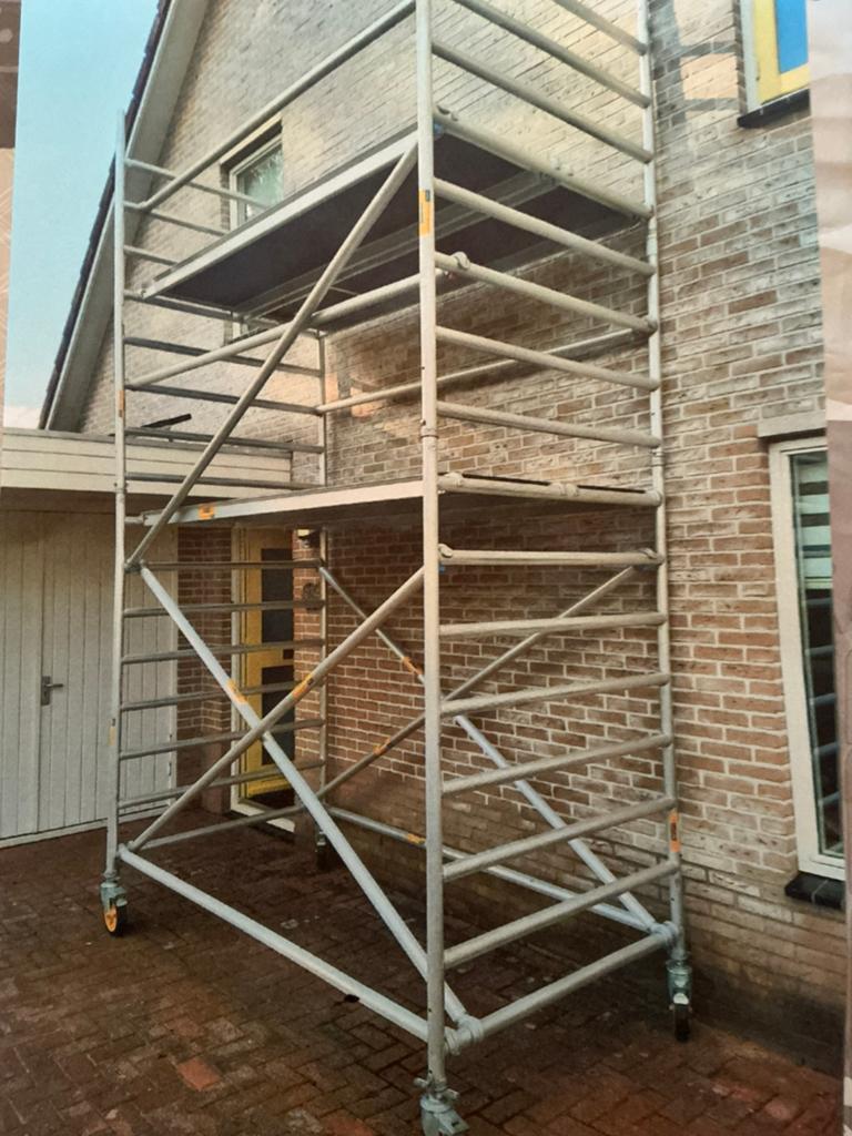 Rolsteiger, Doe-het-zelf en Verbouw, Steigers, Ophalen of Verzenden, Zo goed als nieuw, Rolsteiger of Kamersteiger, 5 meter of hoger