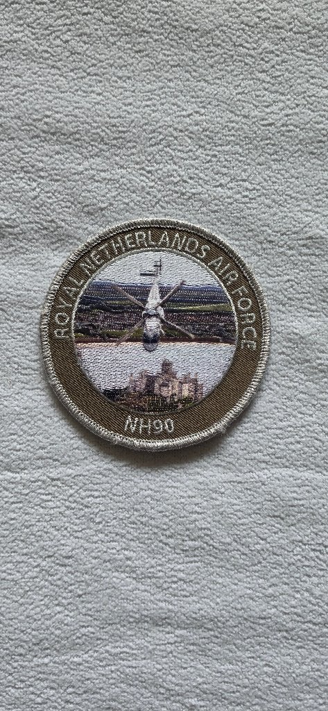 Rnlaf 860 Squadron NH90 patch, Ophalen of Verzenden, Luchtmacht, Nederland, Embleem of Badge