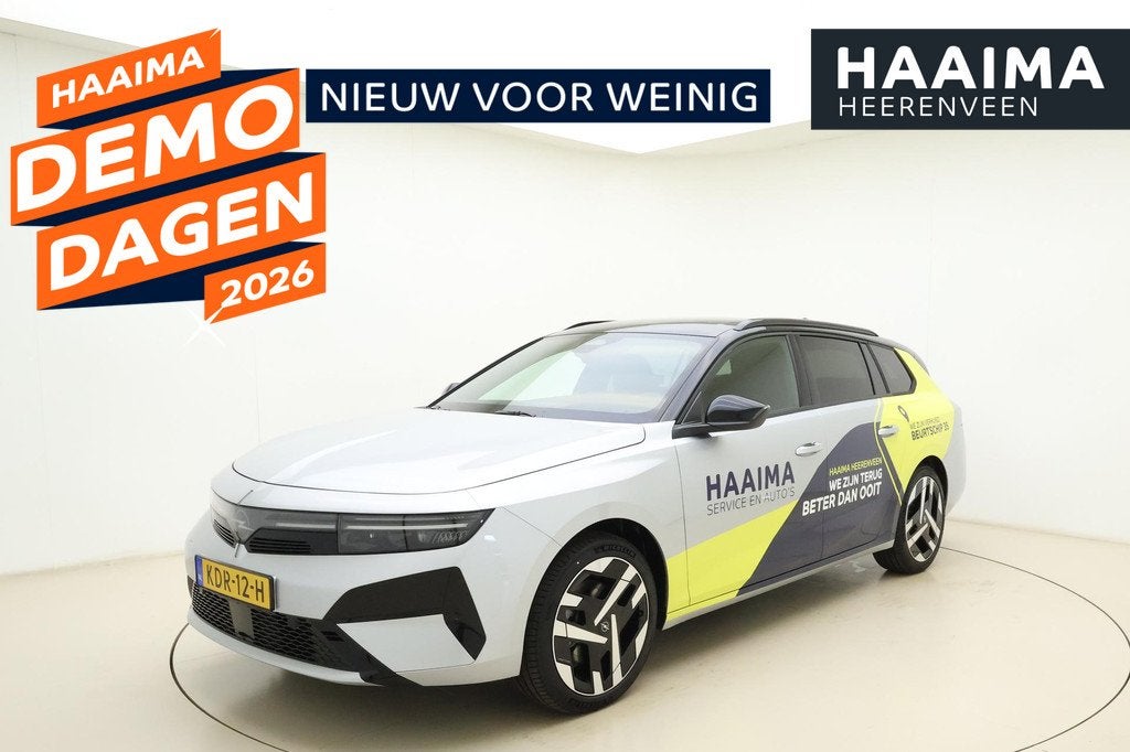 Opel Astra Electric 58 kWh Ultimate DEMO | 413 Km WLTP | Pan, Auto's, Opel, 200 min, 156 pk, Alcantara, Origineel Nederlands
