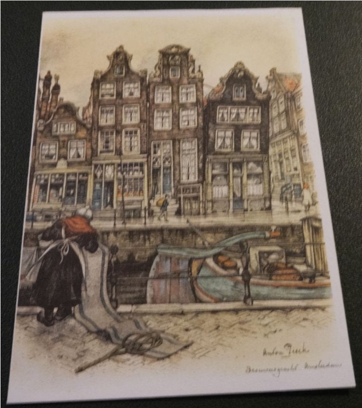Amsterdam - Anton Pieck - Brouwersgracht, Verzamelen, Verzenden, 1960 tot 1980, Gelopen, Noord-Holland