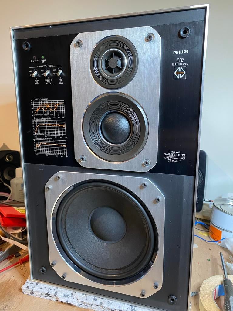 Revisie en reparatie Philips MFB luidsprekers West Brabant, Audio, Tv en Foto, Luidsprekers, Ophalen of Verzenden, 120 watt of meer