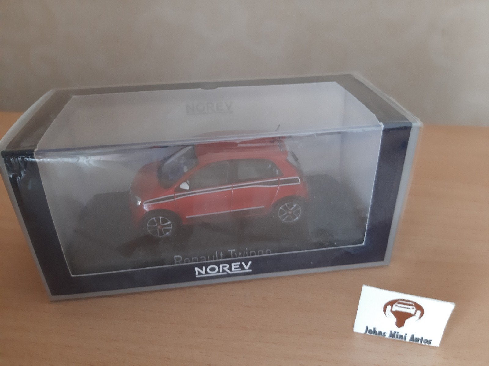 Renault Twingo Sportpack Flame Red van Norev 1:43, Auto, Norev, Ophalen of Verzenden, Norev