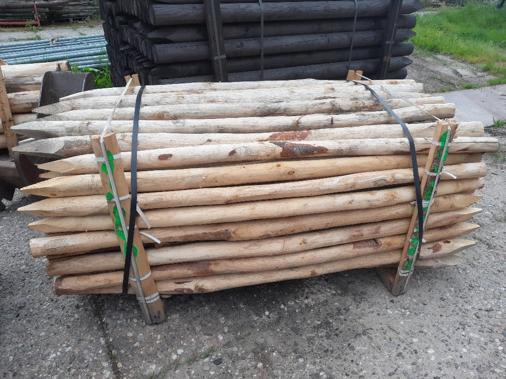 Kastanjehouten palen, heiningpalen, 160cm lang , 8/10cm dik, Ophalen, Nieuw, Minder dan 180 cm, Palen