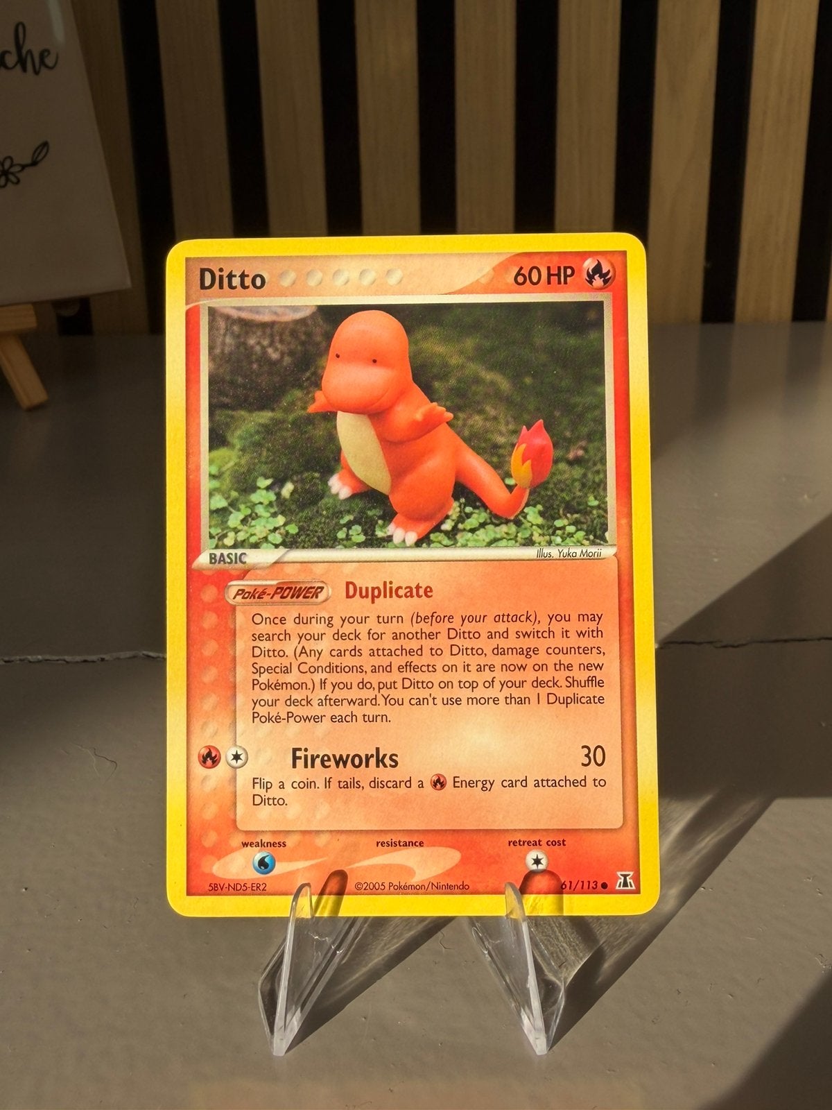 Ditto 61/113 Delta Species Charmander, Ophalen of Verzenden, Zo goed als nieuw
