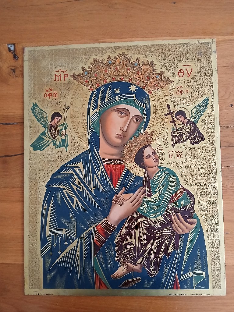 Paul Lambrechts reliëf Byzantijns icoon, Antiek en Kunst, Antiek | Religie, Ophalen