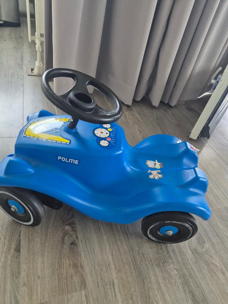 BIG-bobby politie auto, Ophalen, Gebruikt, Overige typen, Met wieltjes