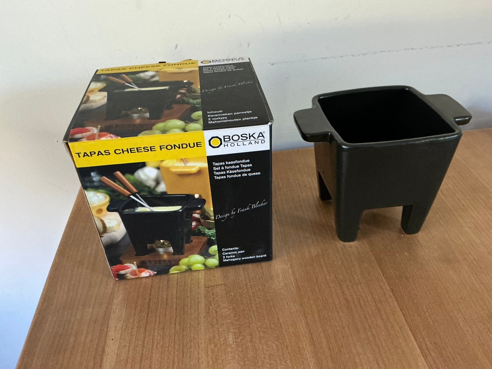 Nieuwe Boska tapas kaasfondue set + reserve schaaltje, Ophalen of Verzenden, Nieuw