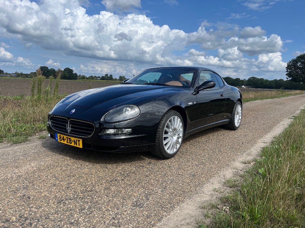 Maserati Coupe 4.2 V8, 2004 facelift. Vol lederen dakhemel, Auto's, Maserati, Automaat, 8 cilinders, 390 pk, Zwart