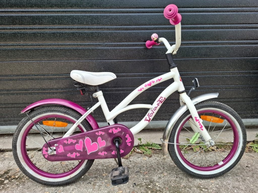 16 inch volare meisjesfiets, Terugtraprem, 16 tot 20 inch, Niet ingevuld, Volare