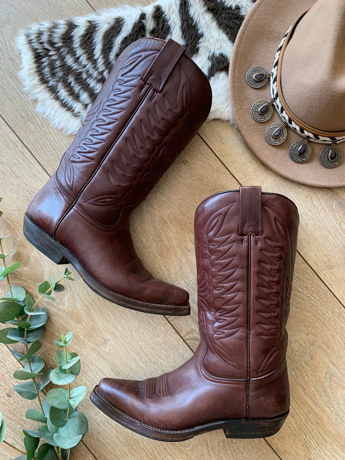 Buffalo cowboylaarzen 37 western boots bohemian laarzen, Hoge laarzen, -, Ophalen of Verzenden, Zo goed als nieuw