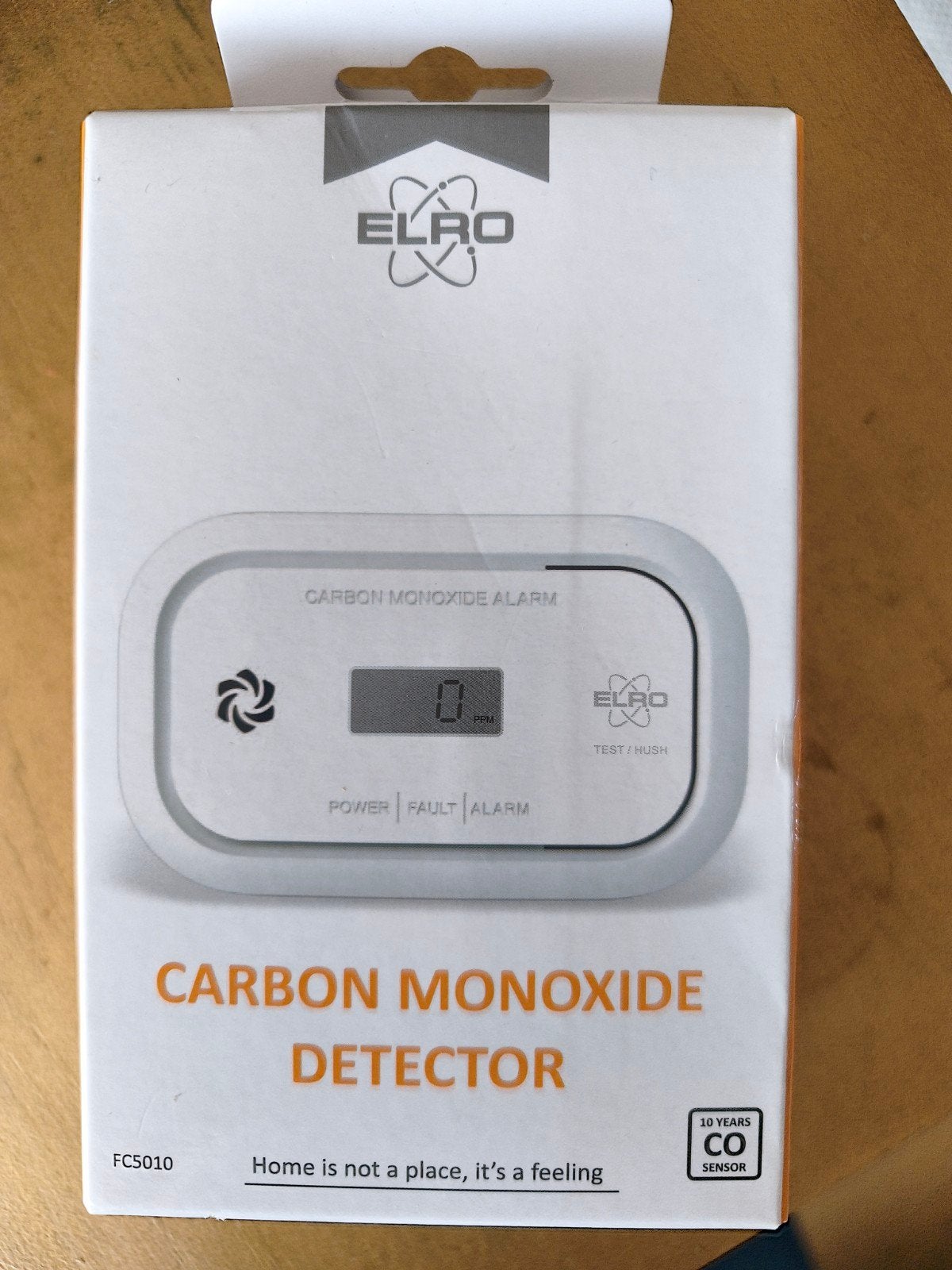 ELRO Koolmonoxidemelder FC5010, Ophalen of Verzenden, Nieuw, Detector, Sensor of Melder, Draadloos