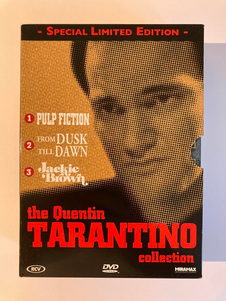 The Quentin Tarantino Collection, 2000 / 3xDVD box / 3 films, Maffia en Misdaad, Vanaf 16 jaar, Boxset, Ophalen of Verzenden