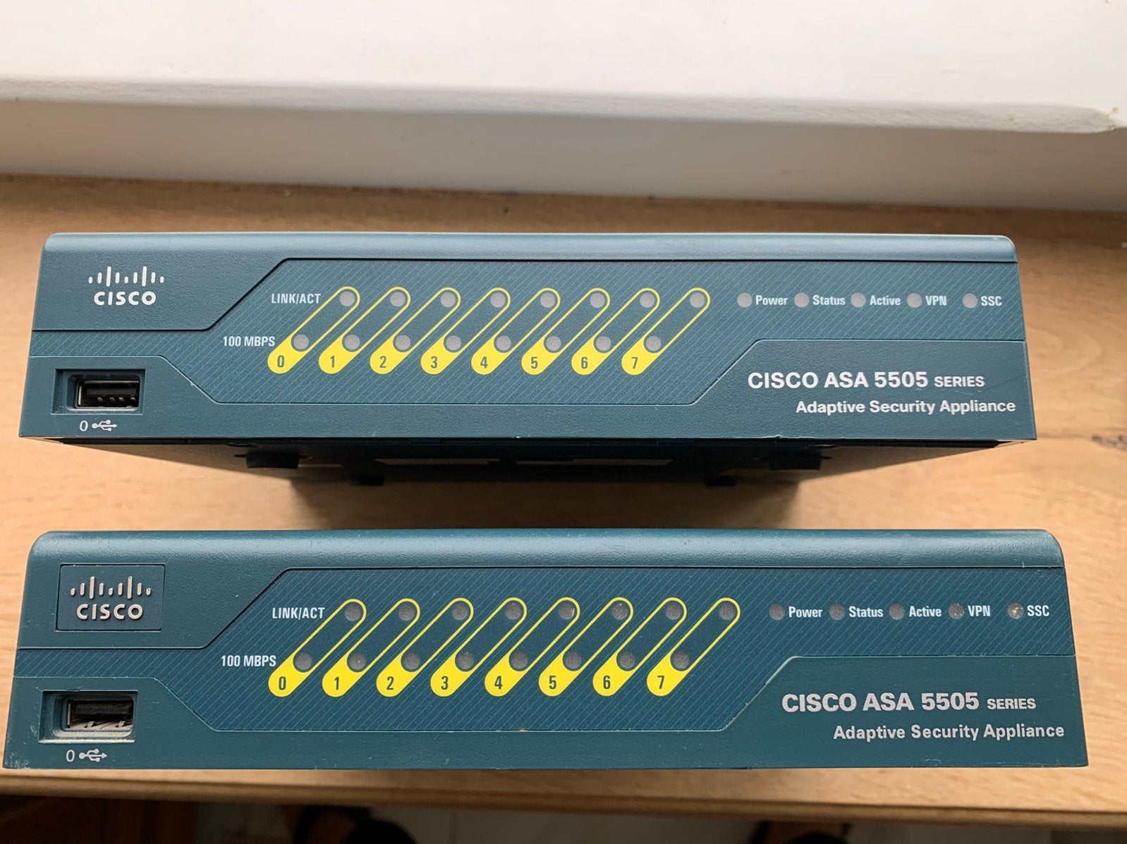 2 Cisco ASA 5505 firewall, Ophalen of Verzenden, Gebruikt, Router
