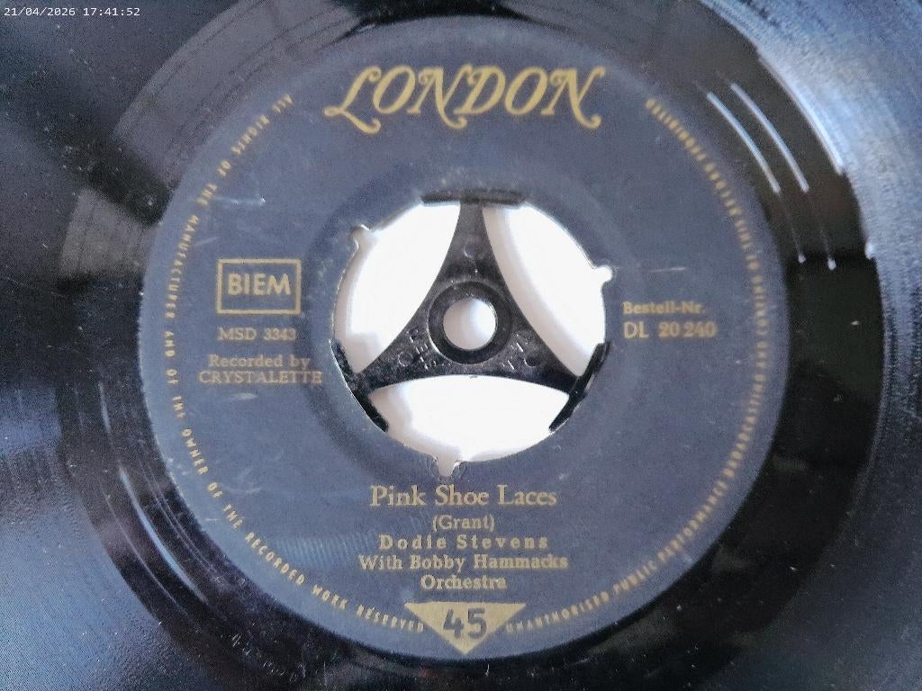 Dodie Stevens - Coming of age / pink shoe laces, Originele persing, Ophalen of Verzenden, Gebruikt, Pop