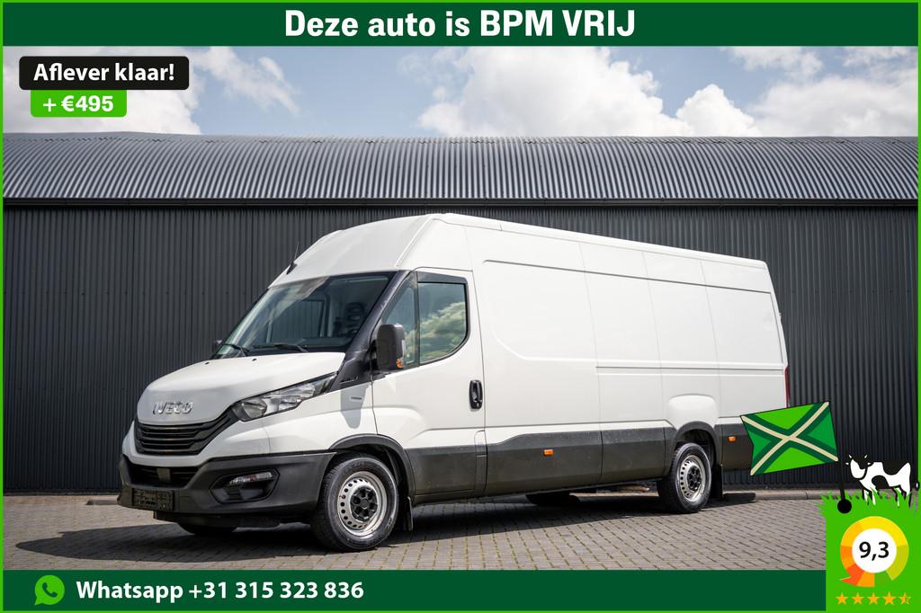 Iveco Daily 35S16 | L4H2 | 157 PK | 3-Zits | Airco | Parkeer, Auto's, Bestelauto's, Gebruikt, Iveco, Wit, Bedrijf