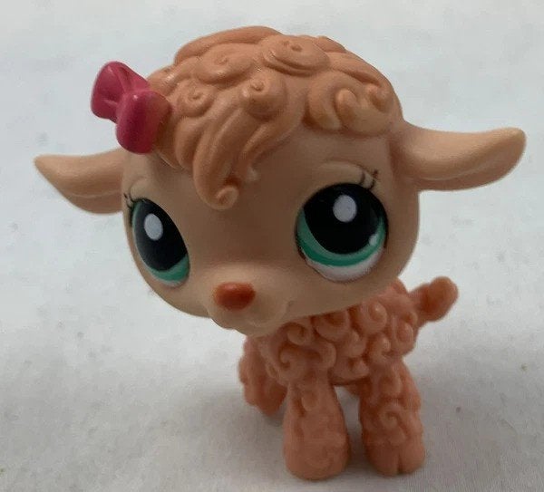 Littlest Pet Shop LPS Hasbro lam schaap #1432 blindbag blauw, Coolsingel 104, 3011 AG Rotterdam, Netherlands, Verzenden, Zo goed als nieuw