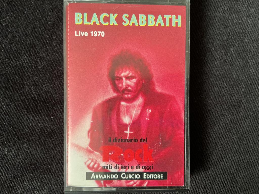 Black Sabbath, Live 1970 cassettebandje, 1 bandje, Ophalen of Verzenden, Zo goed als nieuw, Origineel