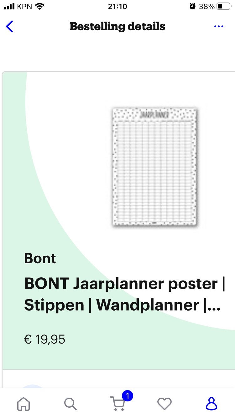 Jaarplanner, Ophalen of Verzenden, Jaarkalender, Nieuw