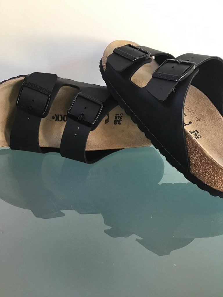 Birkenstock Arizona 38 | zwart slipper New| Gratis verzenden, Slippers, Verzenden, Zwart, Nieuw