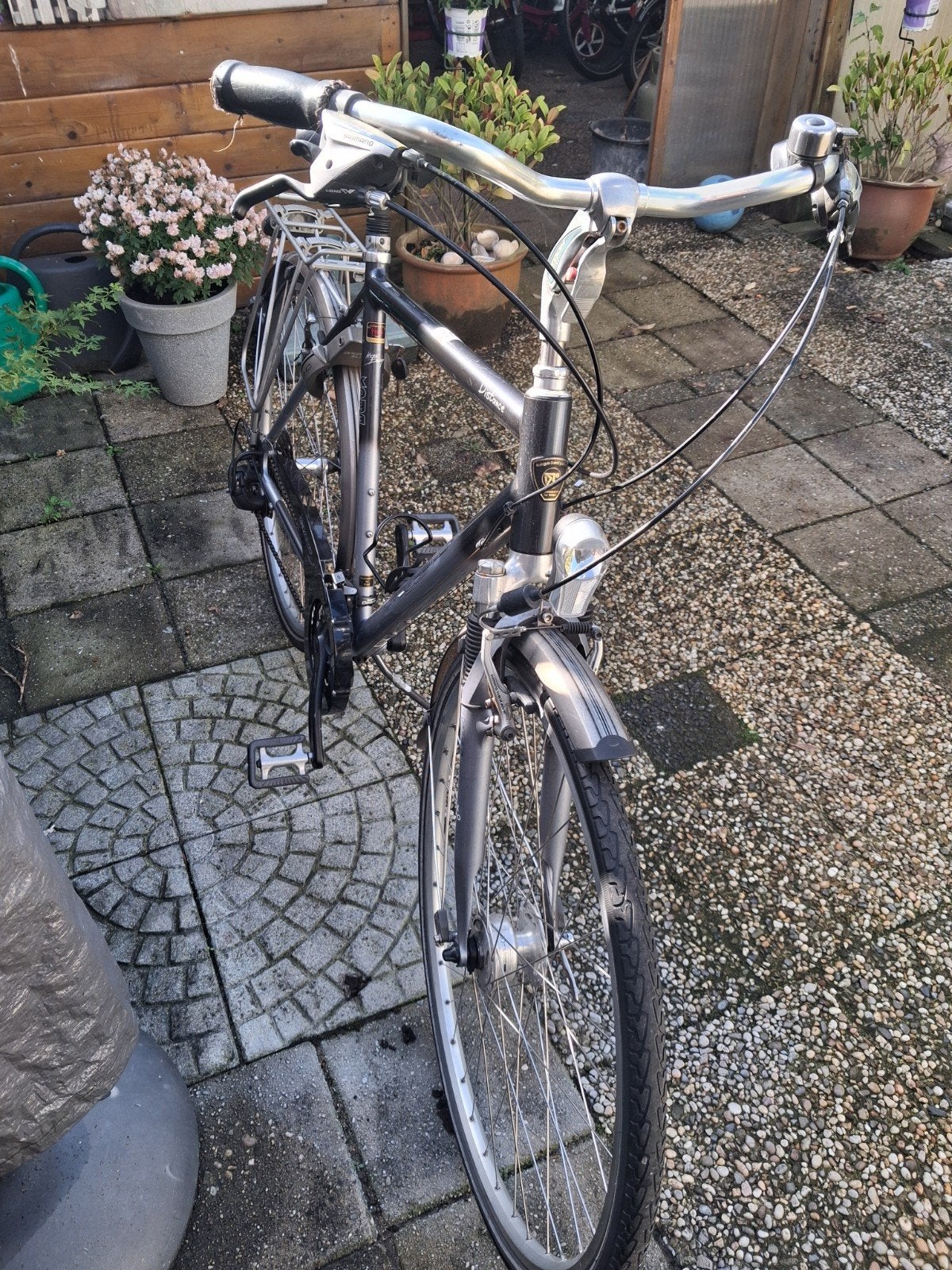 heren fiets 7, Fietsen en Brommers, Versnellingen, Zo goed als nieuw, 57 tot 61 cm, Ophalen