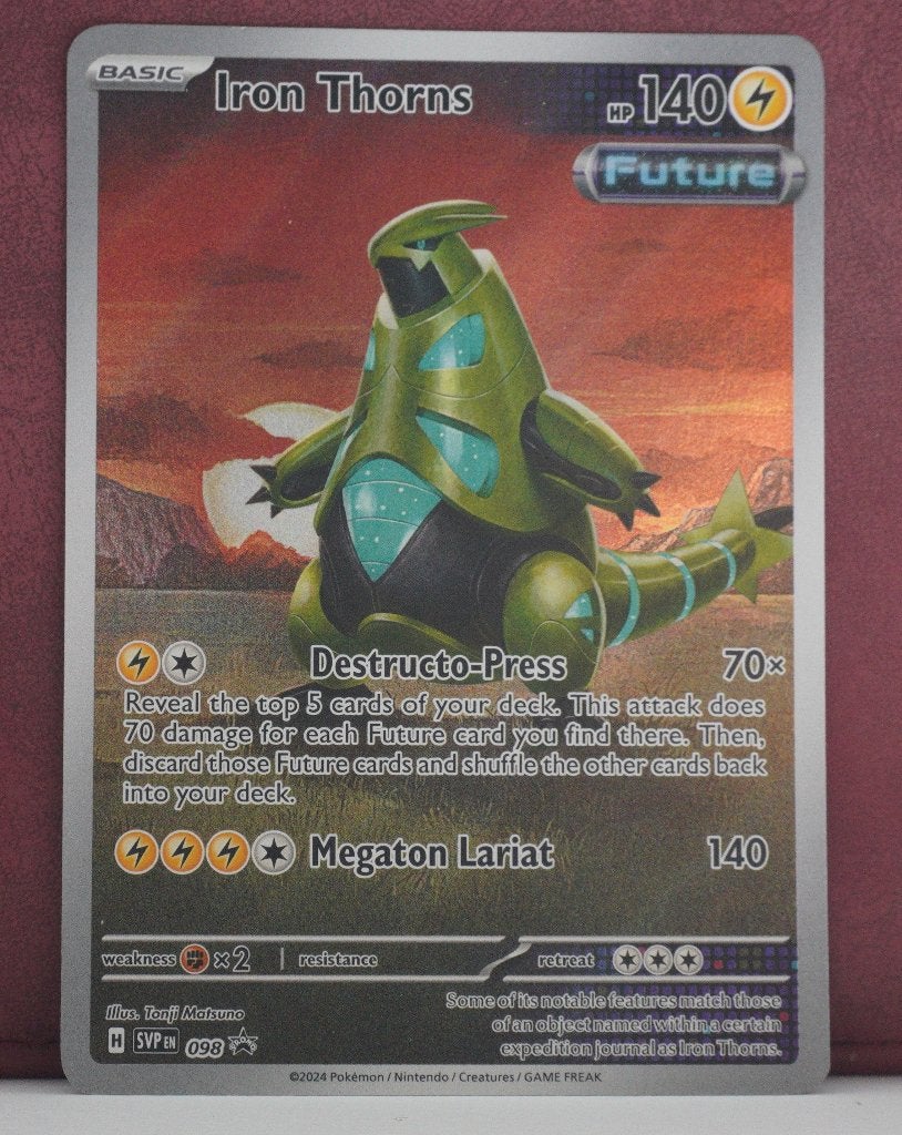 Iron Thorns Gallery Art 98 SV Black Star Promos Pokèmon, Ophalen of Verzenden, Nieuw, Losse kaart