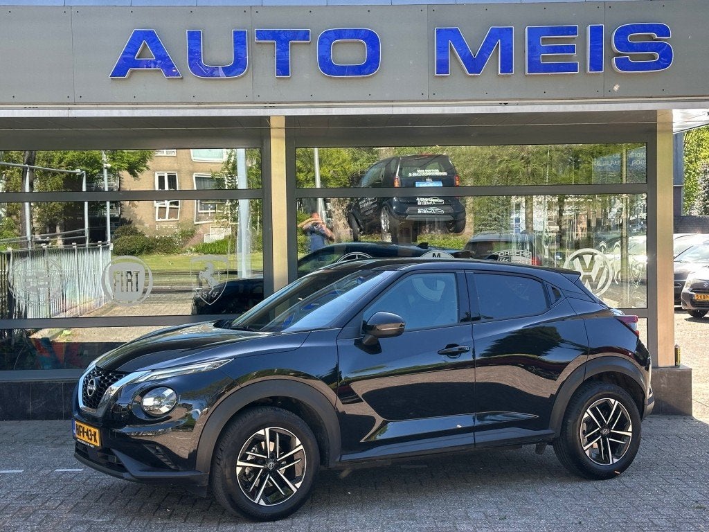Nissan JUKE 1.0 DIG-T N-Connecta Navi Virtual Cockpit Cruise, Zwart, Bedrijf, Handgeschakeld, 3 cilinders
