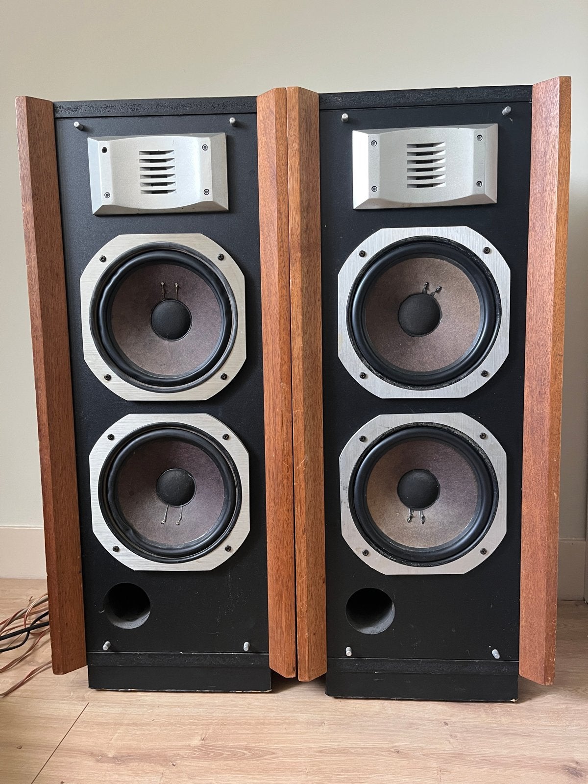 ESS Classic Pedestal CS-2 Luidsprekers met Heil AMT, Vloerstaande luidspreker, Gebruikt, Ophalen, 150 watt of meer