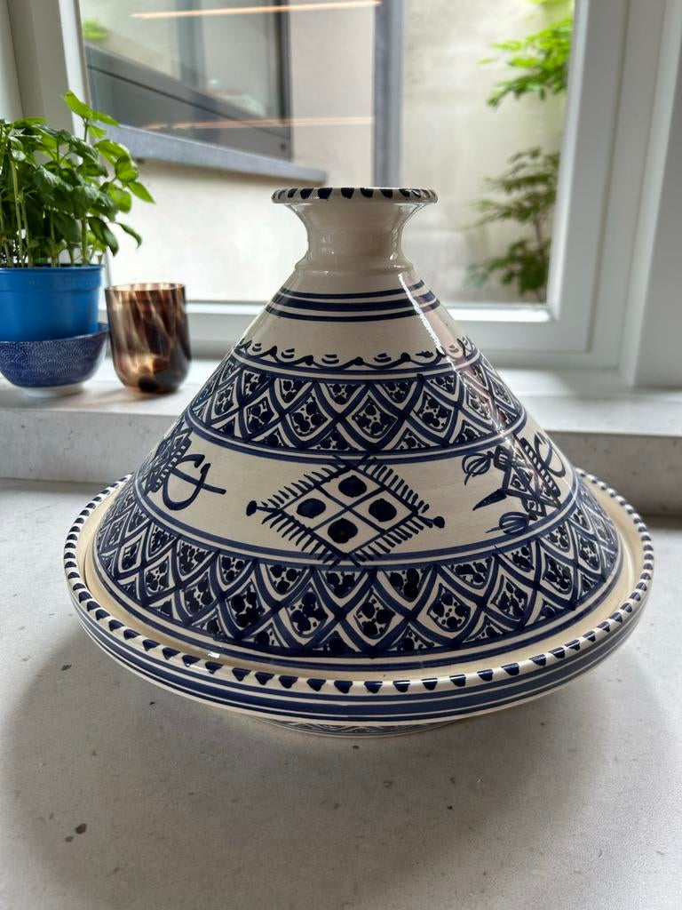 Prachtige, nooit gebruikte tajine - perfect voor Marokkaanse, Ophalen, Overige typen, Nieuw, Steen/keramiek