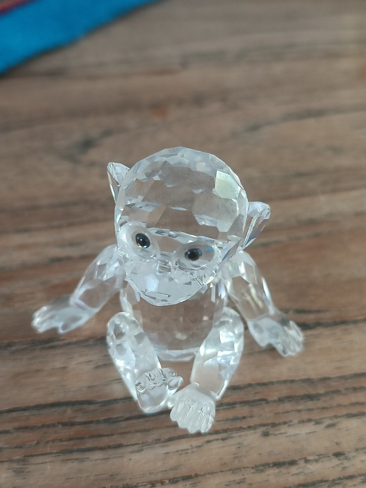 Swarovski aapje - Onbeschadigd kristallen beeldje, Ophalen of Verzenden