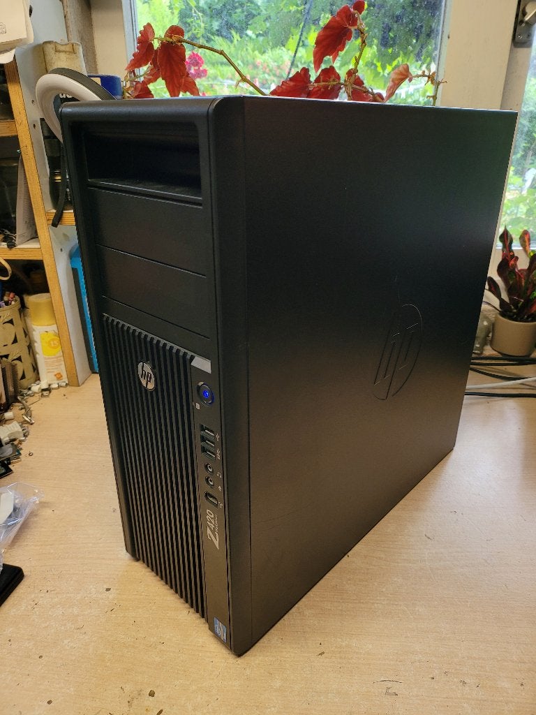 Budget Workstation/Game PC - 10 Core Xeon, 32GB RAM, Ophalen, Gebruikt, 32 GB, Hewlett Packard (HP)