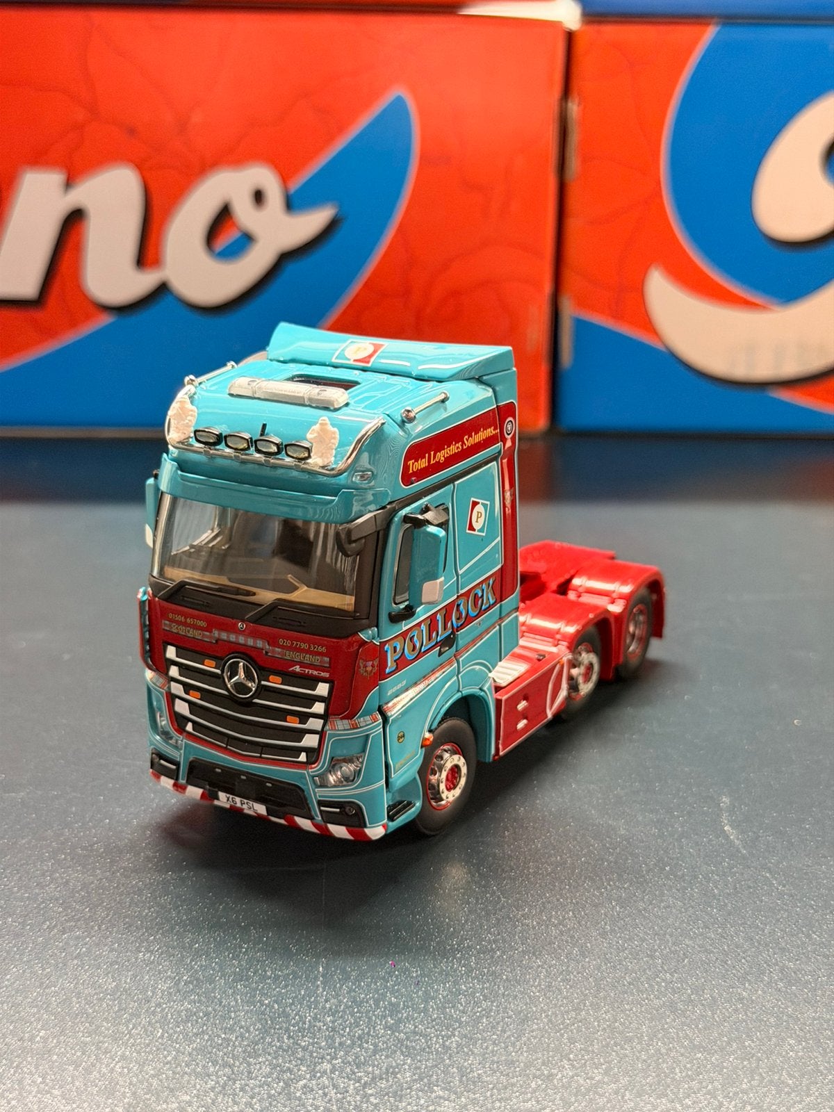 IMC Mercedes-Benz Actros GigaSpace – Pollock, Hobby en Vrije tijd, Ophalen of Verzenden, Zo goed als nieuw, Bus of Vrachtwagen