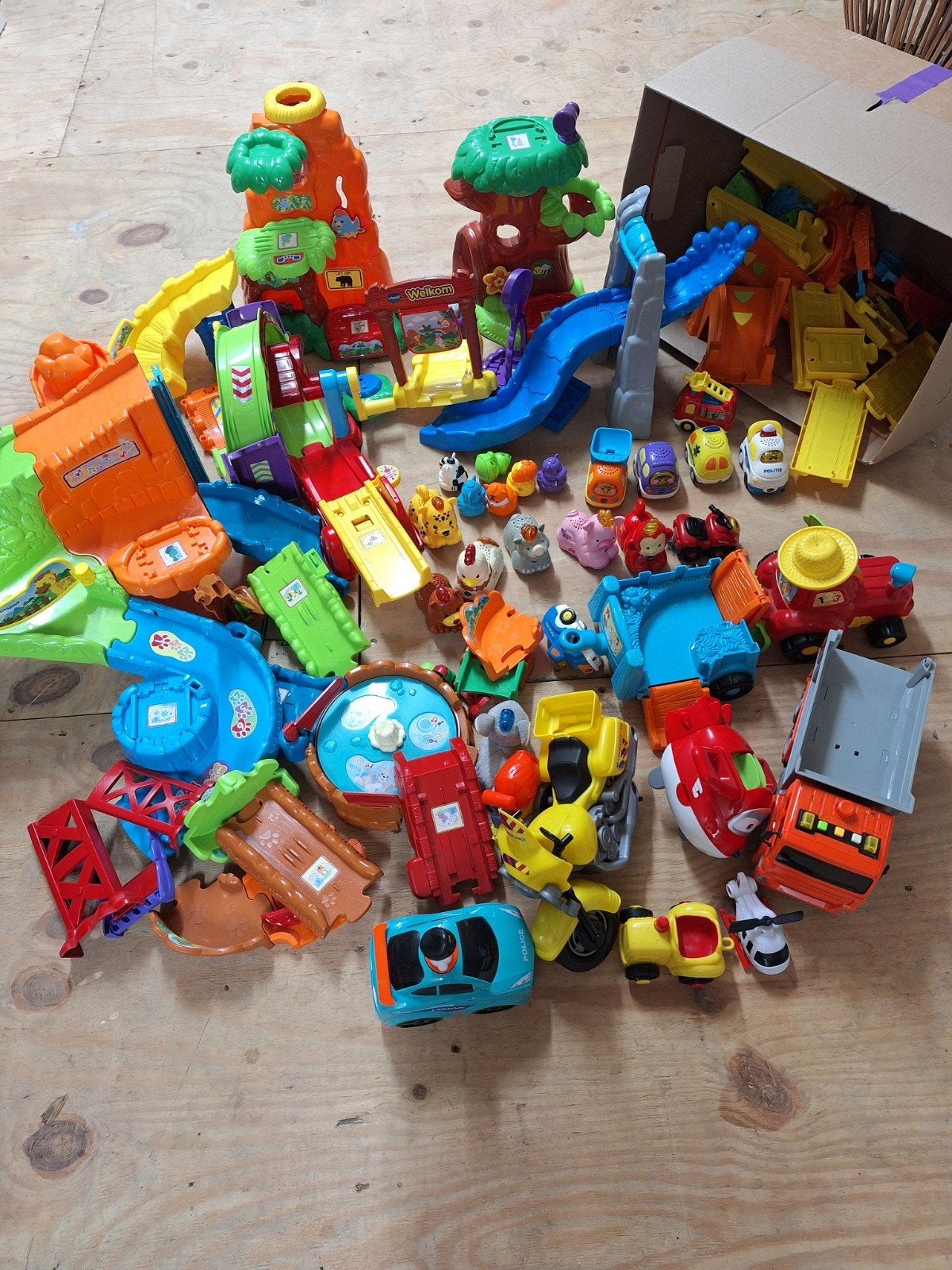 Grote partij VTech Toet Toet Auto's en Zoef Zoef Dieren, Ophalen
