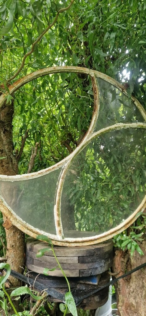 Prachtig groot rond stalraam (diameter 80 cm), Ophalen, Gebruikt