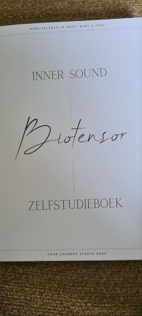 Inner Sound Biotensor Zelfstudieboek, Ophalen of Verzenden